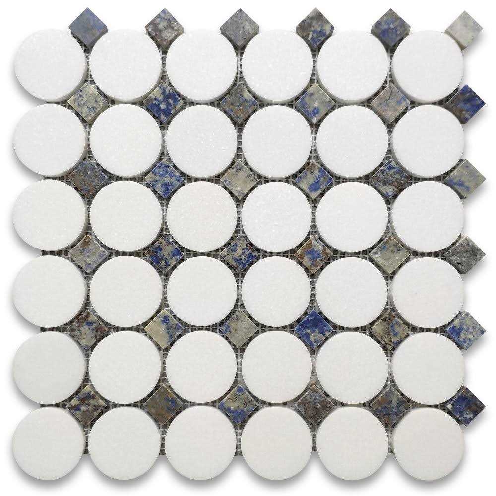 11 x 11 Marble Mosaic Wall & Floor Tile Marble Online - Cheap Fitting