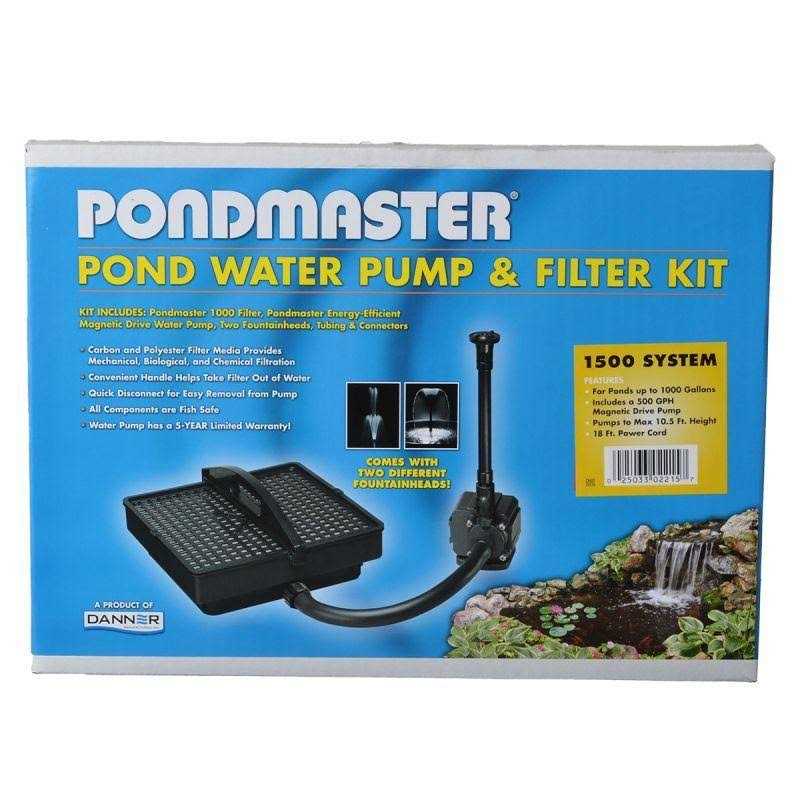 Pondmaster 190 Pond Filter Kit - Cheap Fitting