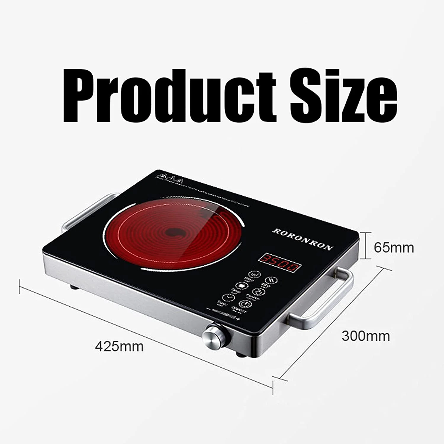 Wobythan Portable Induction Cooktop, 3500W Hot Pot Countertop Burner, Electric Stove Range Cooktop Touch Sensor Control with Rotary Switch - Cheap Fitting