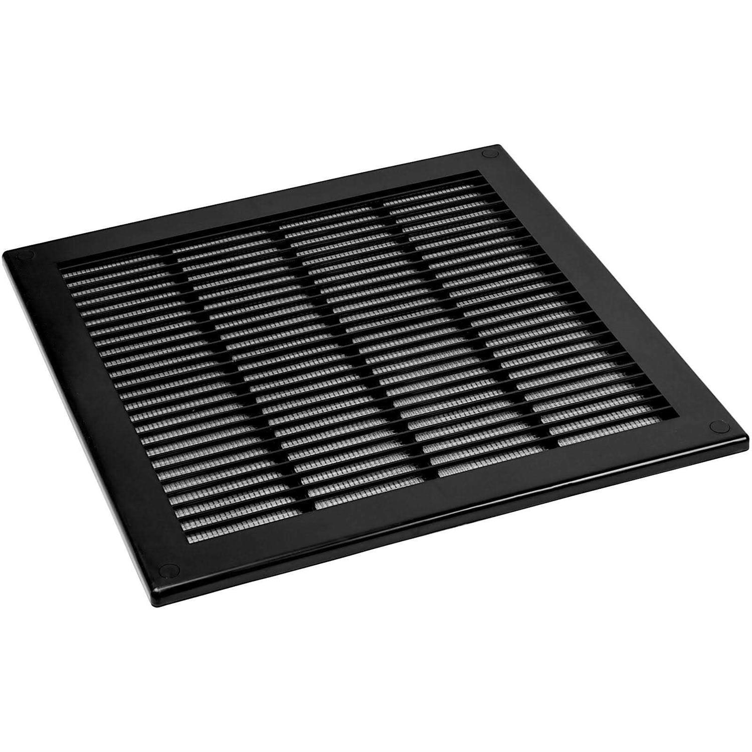 Ecopro Vent Square Vent Grille with Protective mesh. Lightweight Plastic Ventilation Register/Cover. Indoor and Outdoor Soffit - Cheap Fitting