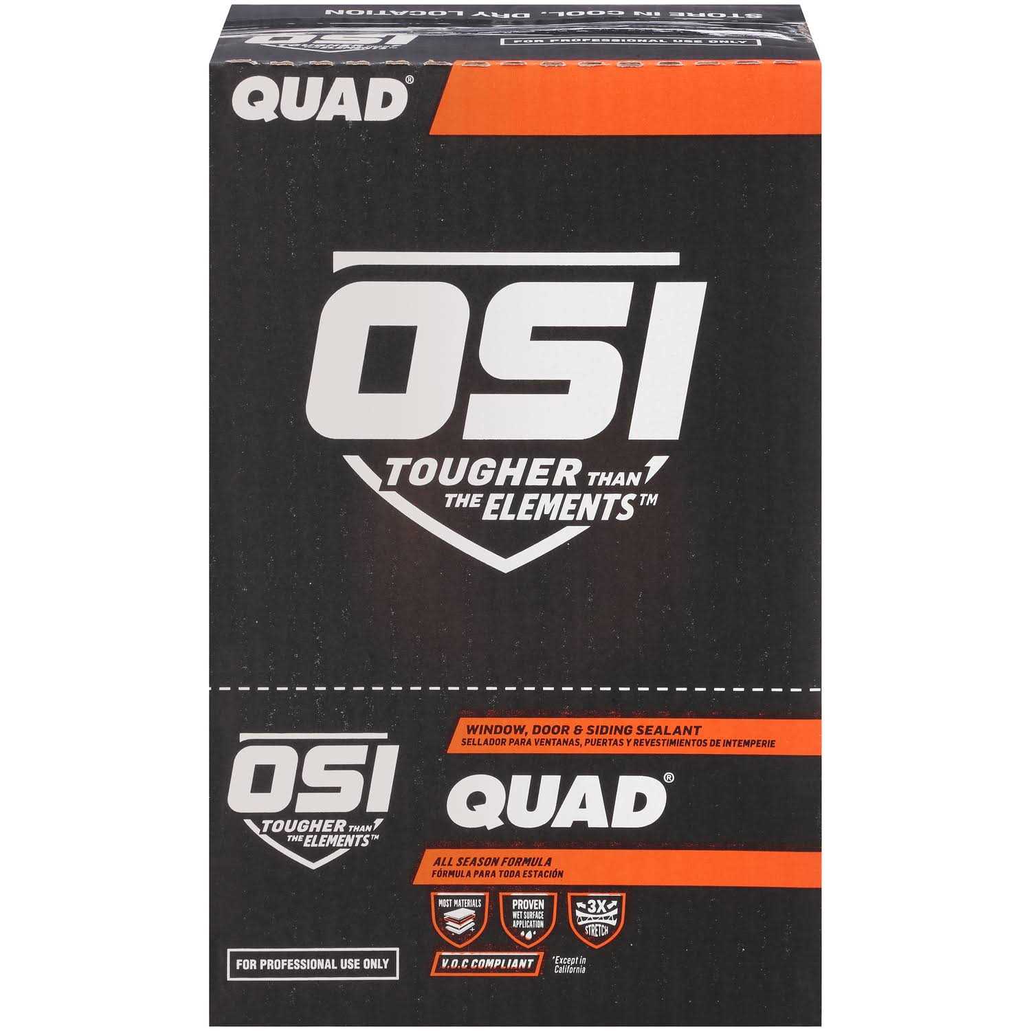 OSI Quad Advanced Formula 10 fl. oz Exterior Window Door and Siding Sealant - Cheap Fitting