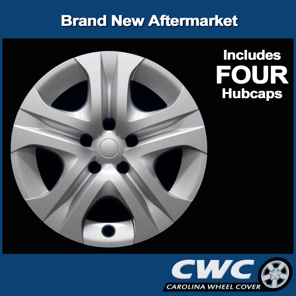 Premium Replica Hubcap Set for Toyota Rav4 2013-2015 - Replacement 17-inch Wheel Covers - Cheap Fitting