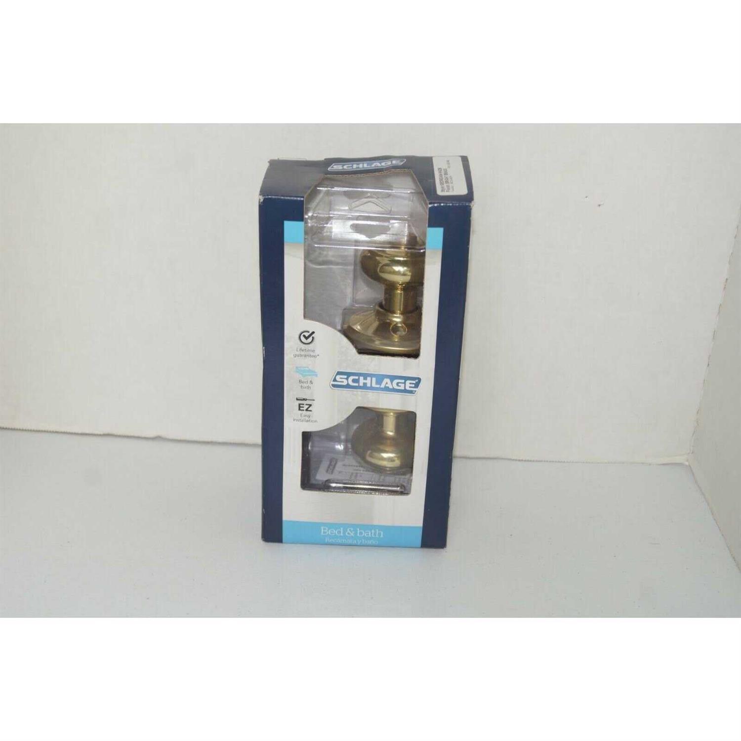 Schlage Georgian Antique Brass Privacy Lockset 1-3/4 - Cheap Fitting