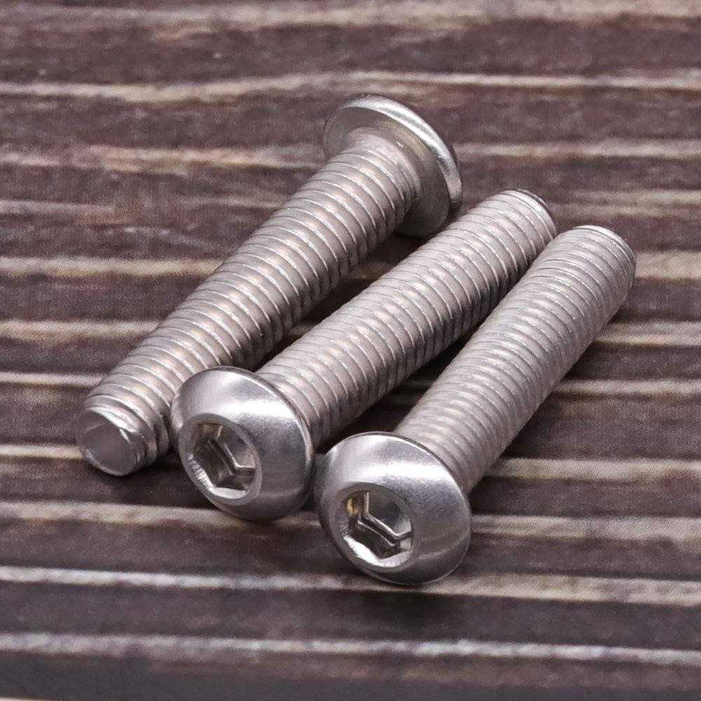 EASTLO 1/4-20 x Button Head Socket Cap Bolts Screws 304 Stainless Steel 18-8 - Cheap Fitting