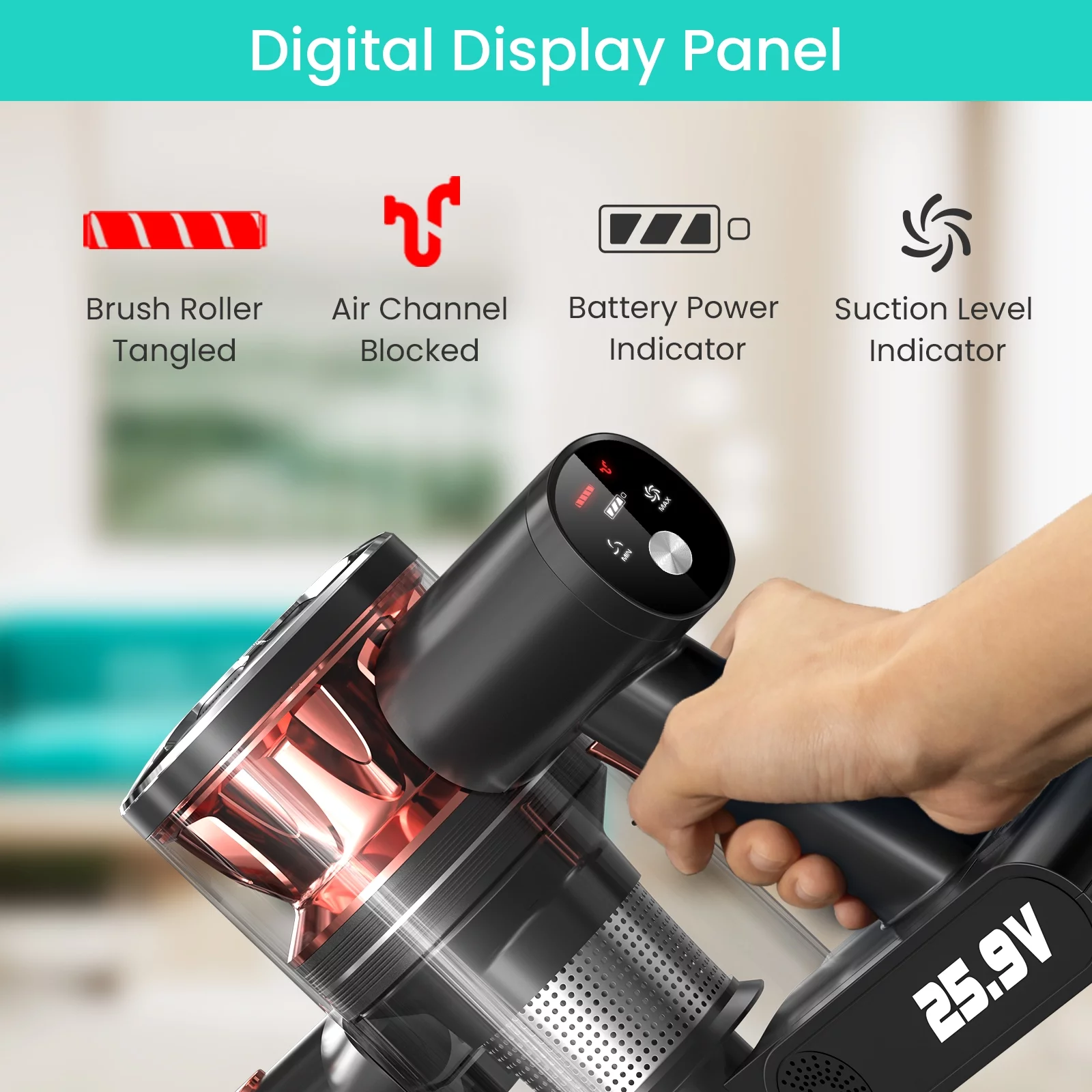 Belife Cordless Stick Vacuum Cleaner for Hardwood Floor Carpet Lightweight Powerful Handheld Vac - Cheap Fitting