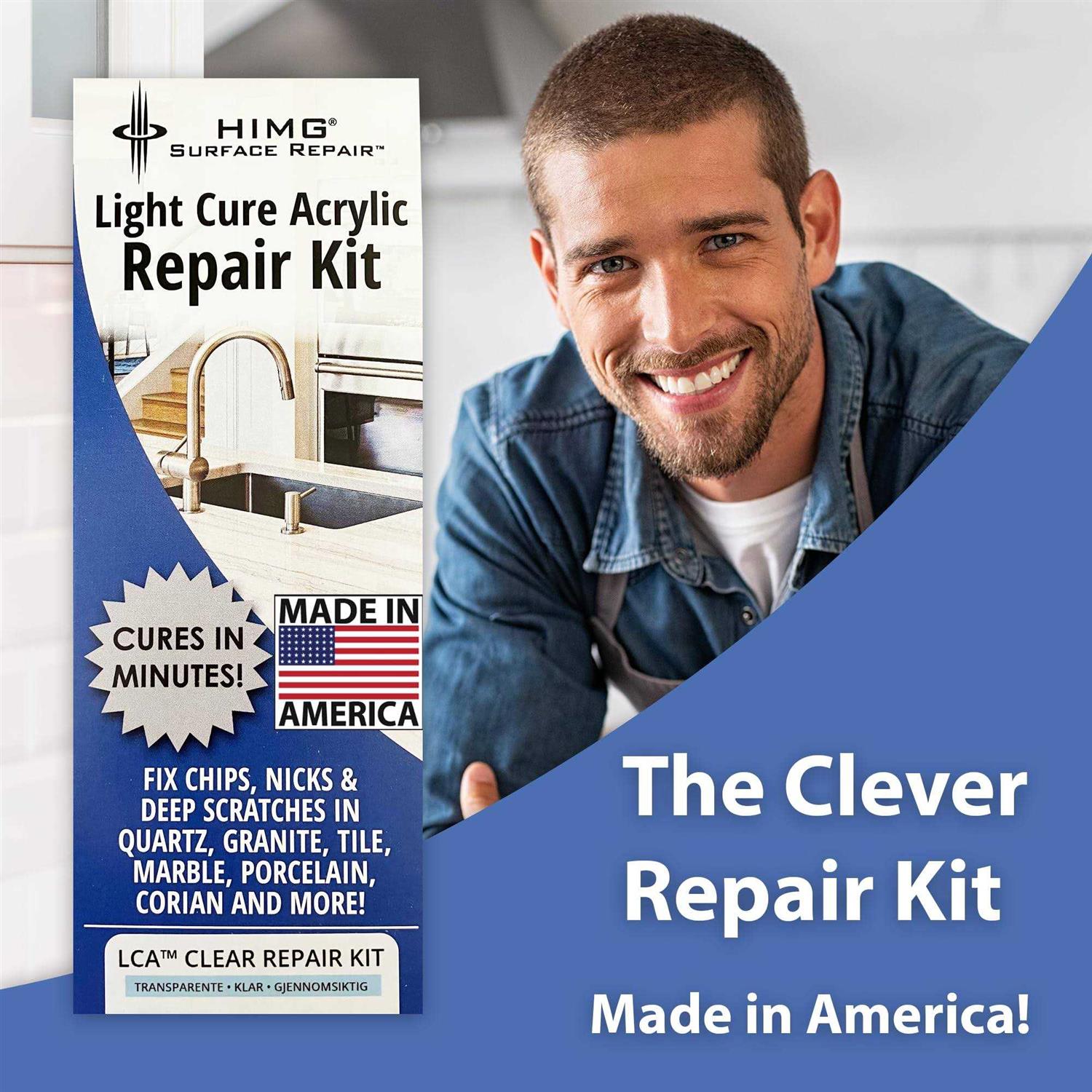 Light Cure Acrylic Repair Kit - Cheap Fitting