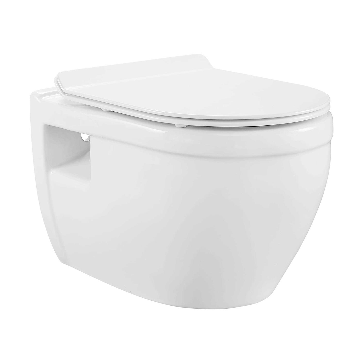 Swiss Madison Ivy Wall Hung Elongated Toilet Bowl Only SM-WK450-01C - Cheap Fitting