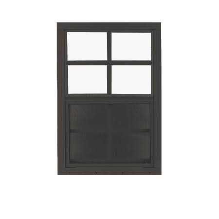 Shed Windows and More 24 x 36 Black Shed Window Tempered Glass Flush Mount Coops - Cheap Fitting