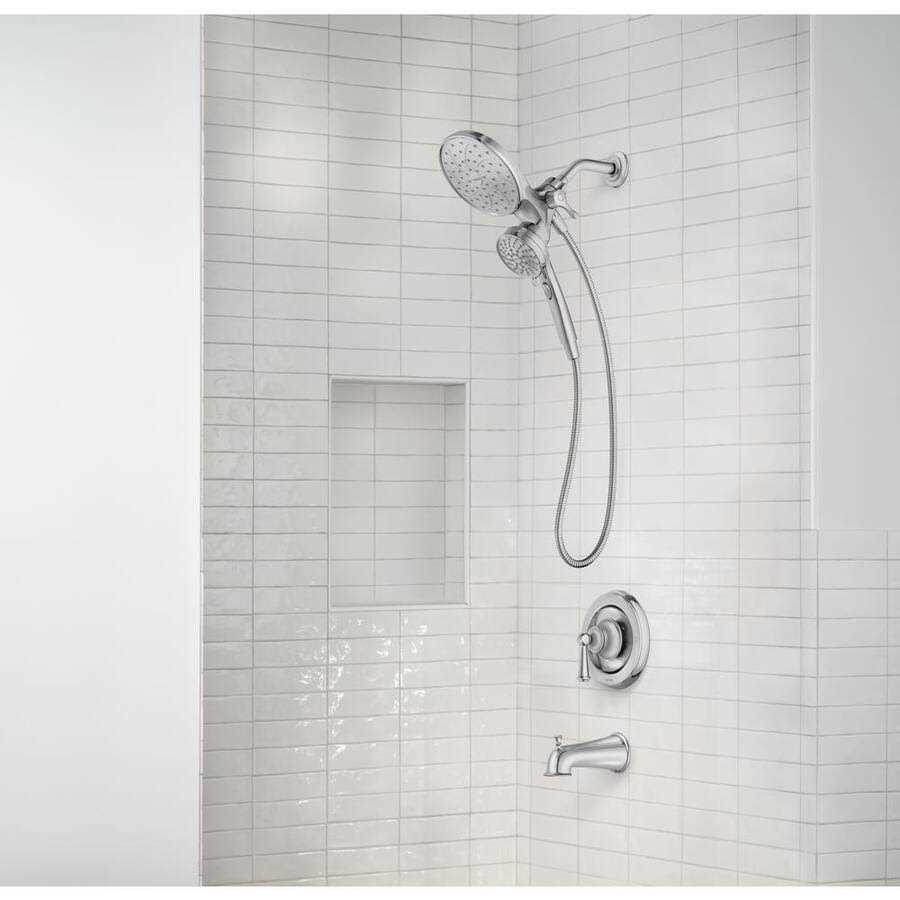 Moen Brecklyn 82611 Tub and Shower Faucet Six Function Showerhead - Cheap Fitting