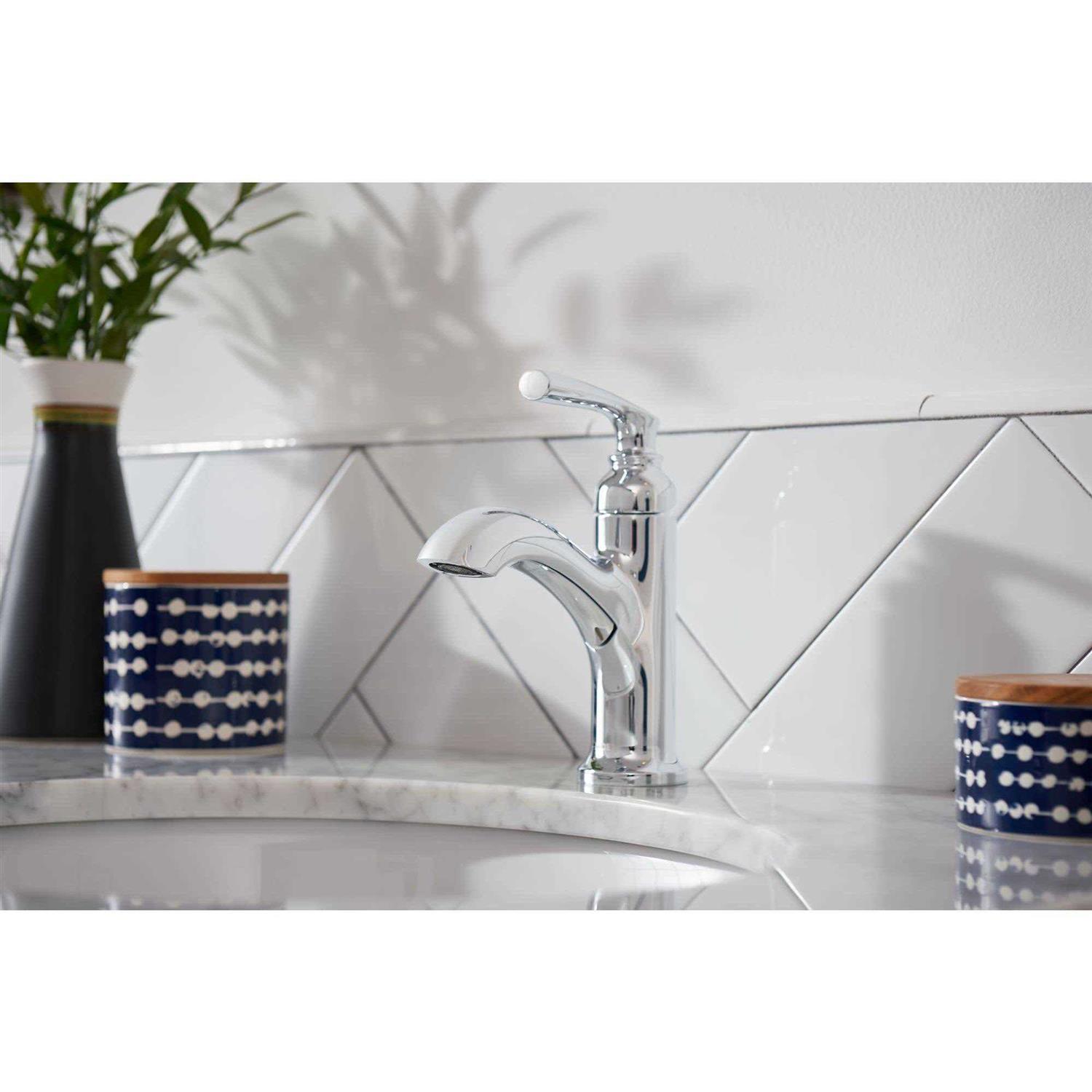 Moen 84535 Hilliard 1.2 GPM Single Hole Bathroom Faucet - Cheap Fitting
