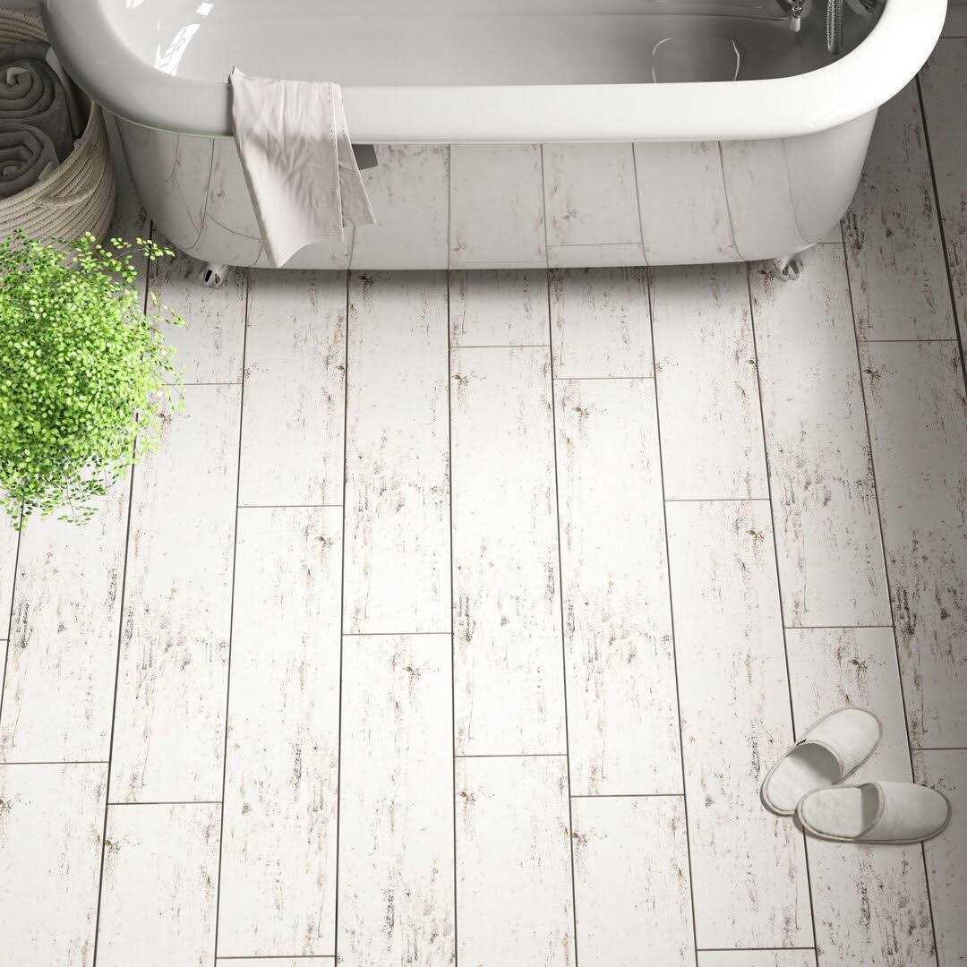 Vintage Wood Look 8 x 36 Porcelain Floor and Wall Tile MSI - Cheap Fitting