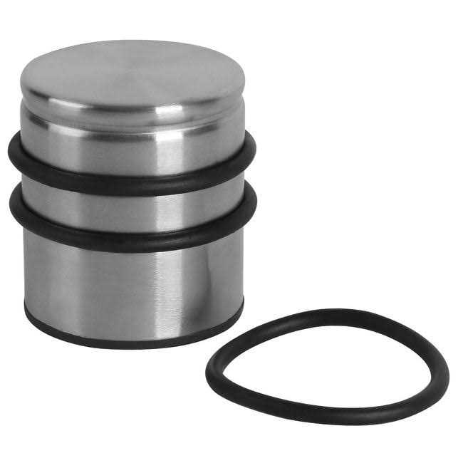 KINJOEK 2 Packs Heavy Duty No Drill Door Stopper Stainless Steel Door Stop - Cheap Fitting