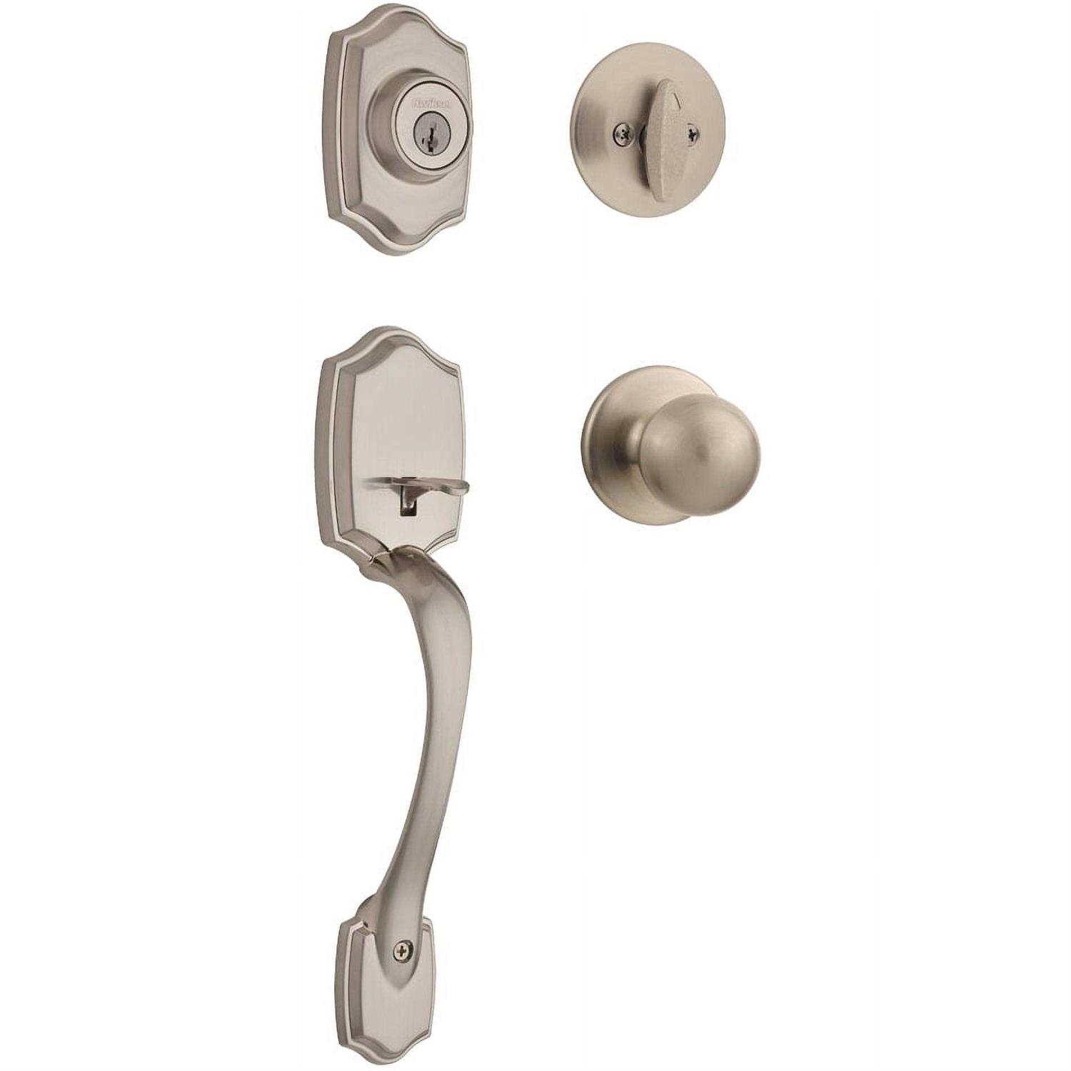 Kwikset Satin Nickel Belleview Entry Handleset 96870-099 - Cheap Fitting
