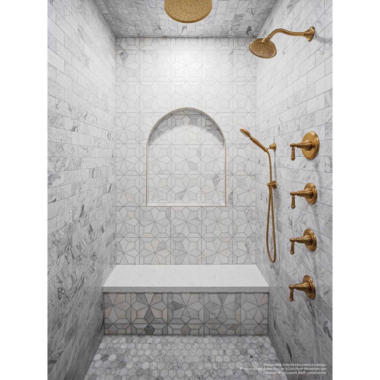 Bedrosians Blomma Bianco Tile & Stone DECBLOBIA1212MO - Cheap Fitting