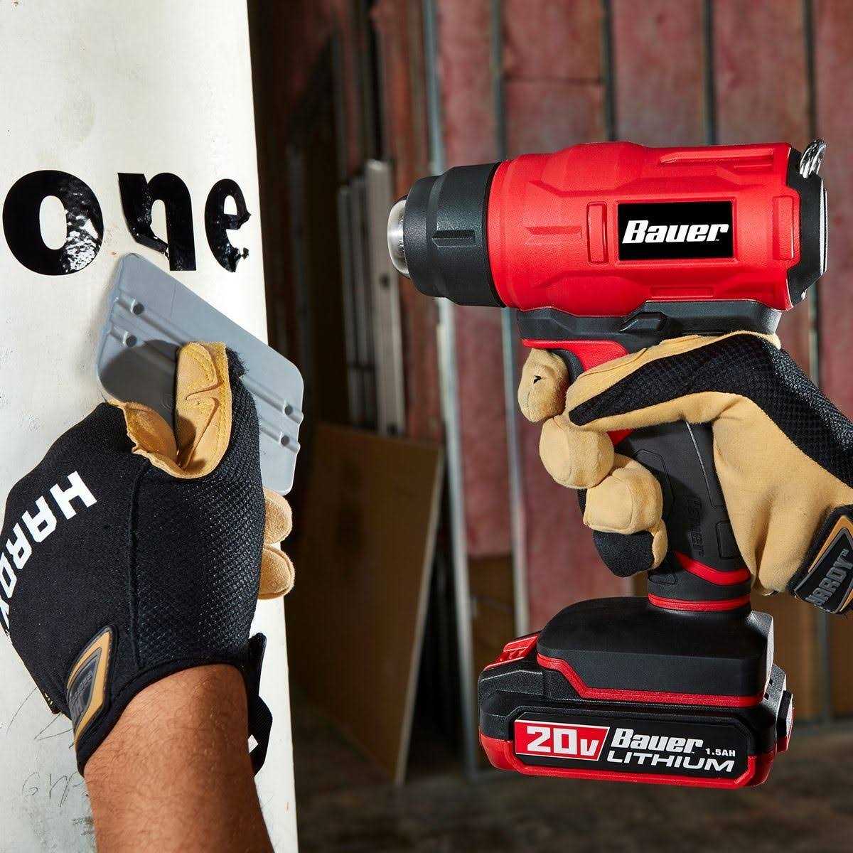 Bauer 20V Cordless Heat Gun - Cheap Fitting
