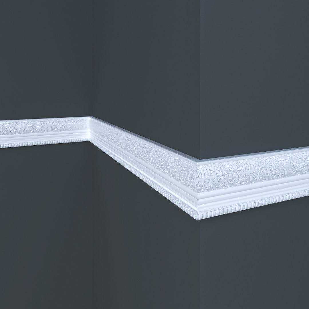 Ornamental Mouldings 2-1/4-in x 8-ft White Hardwood Unfinished Chair Rail Moulding - Cheap Fitting