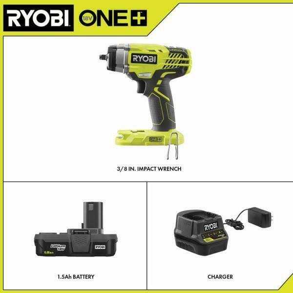 Ryobi ONE+ 18V Cordless 3/8 in. 3-Speed Impact Wrench - Cheap Fitting