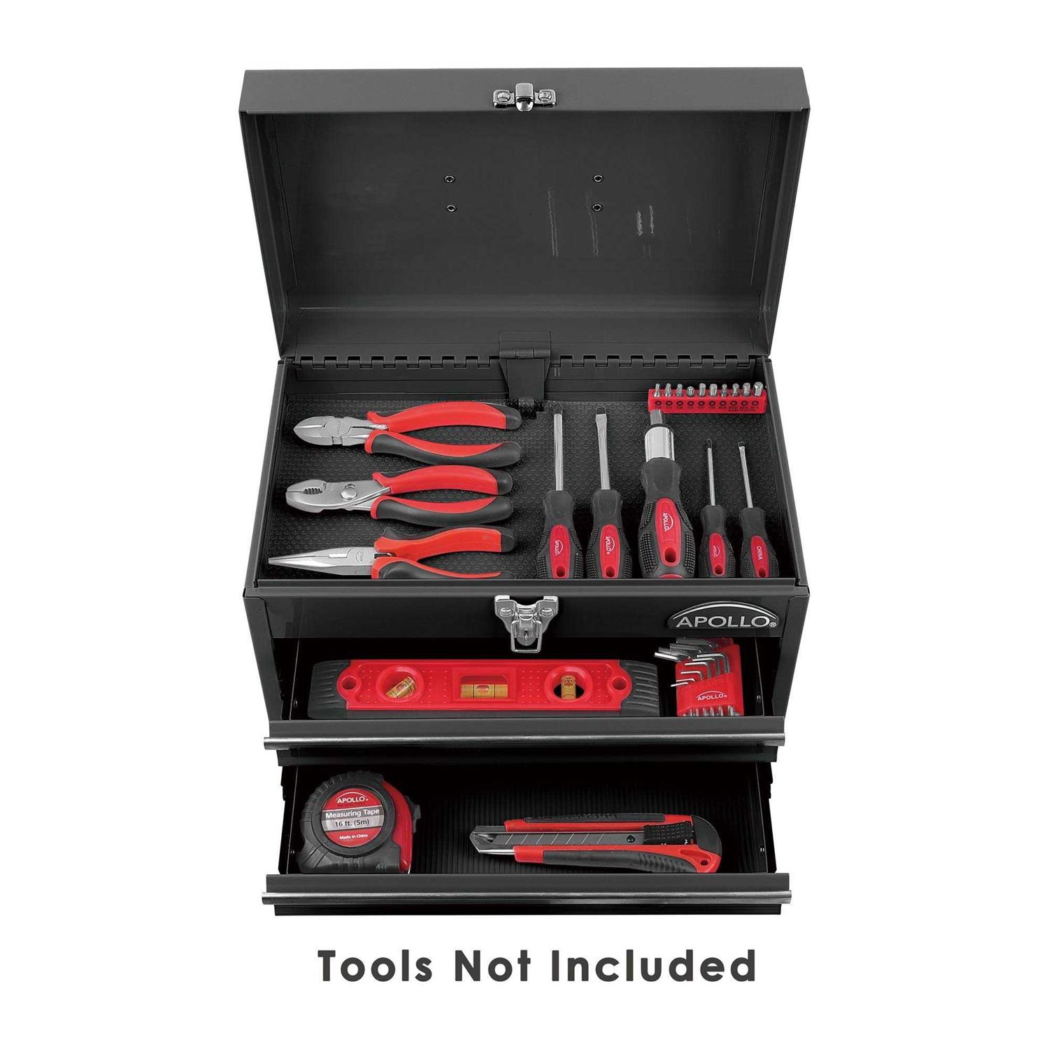 Apollo Tools 2-Drawer Steel Chest DT5010 DT5010P - Cheap Fitting