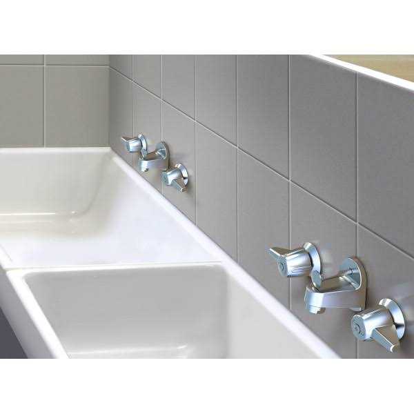 Central Brass 1177-DA Shelf Back Bathroom Faucet Chrome - Cheap Fitting