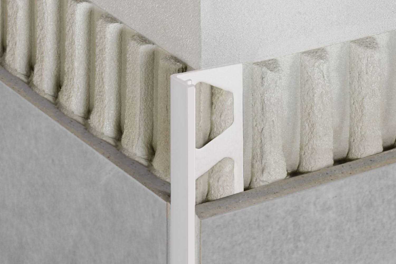 Schluter Jolly PVC Tile Edging Trim - Cheap Fitting