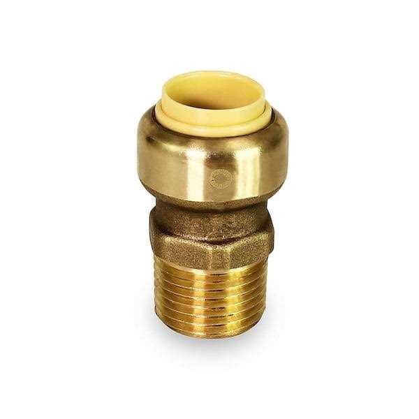 The Plumber’s Choice 3/4 in. Push x Male Reducing Adapter, Push to Connect, for PEX, Copper and CPVC Piping - Cheap Fitting