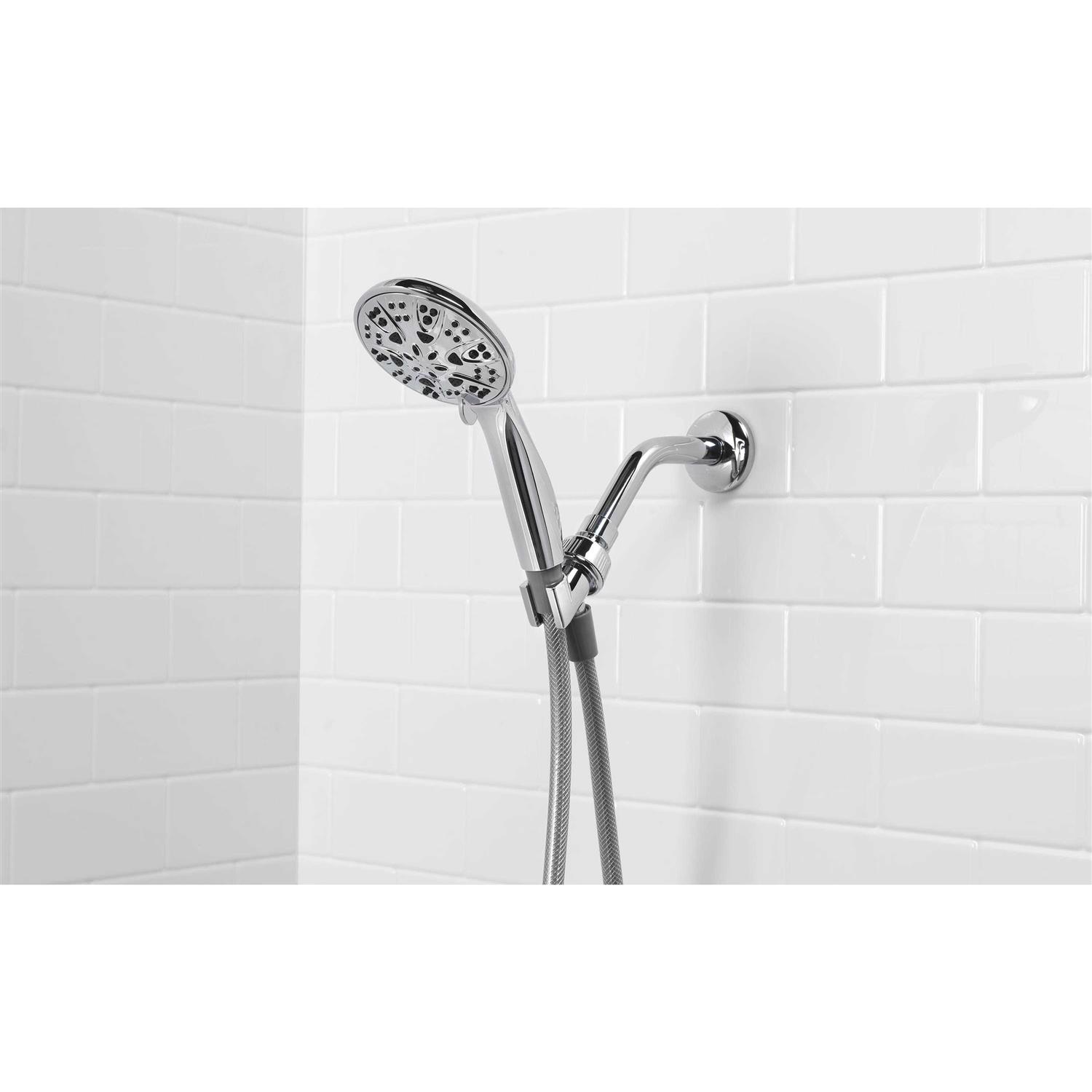 Mainstays 5-Setting Hand Held Shower Head - Cheap Fitting