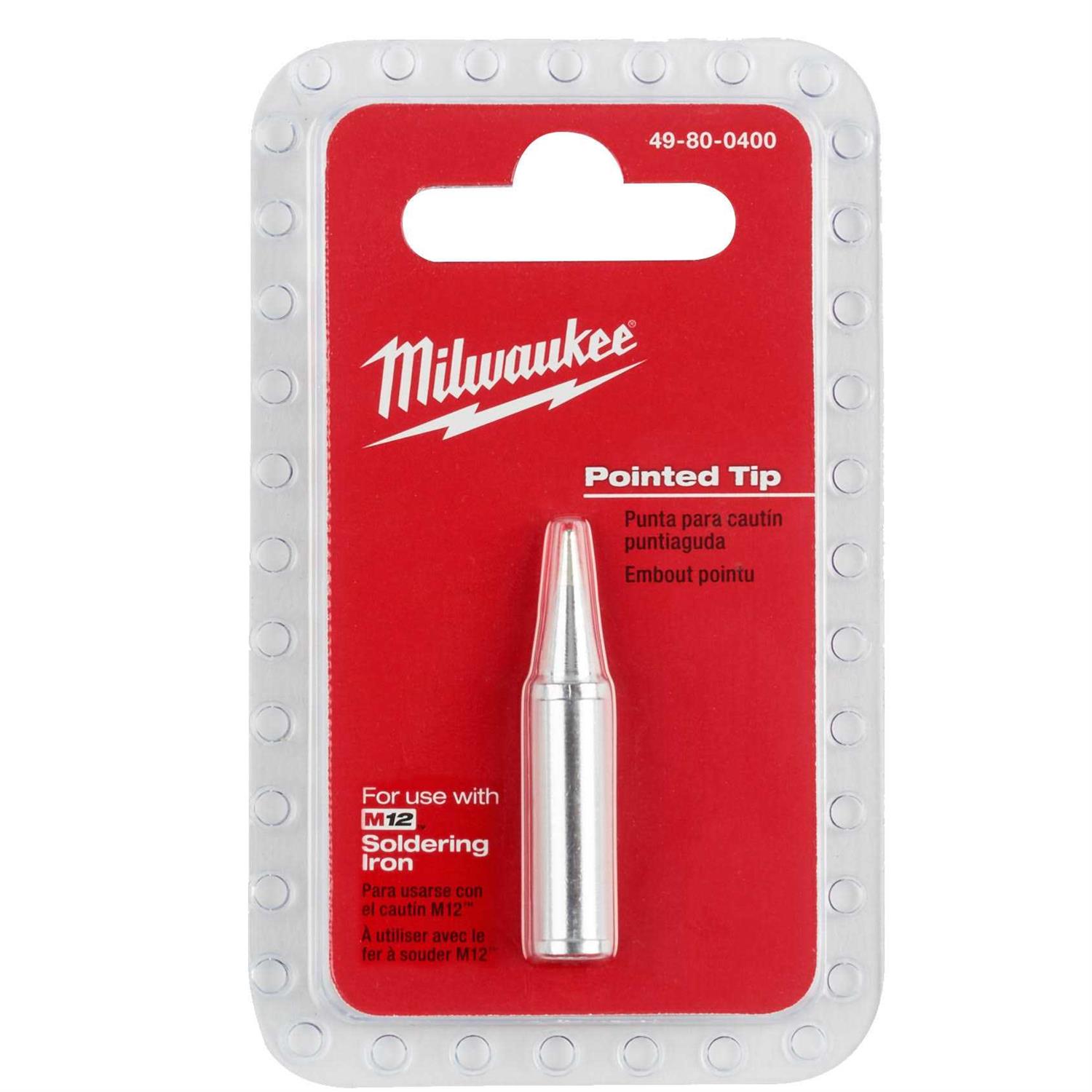 Milwaukee 49-80-0400 M12 Soldering Iron Pointed Tip - Cheap Fitting