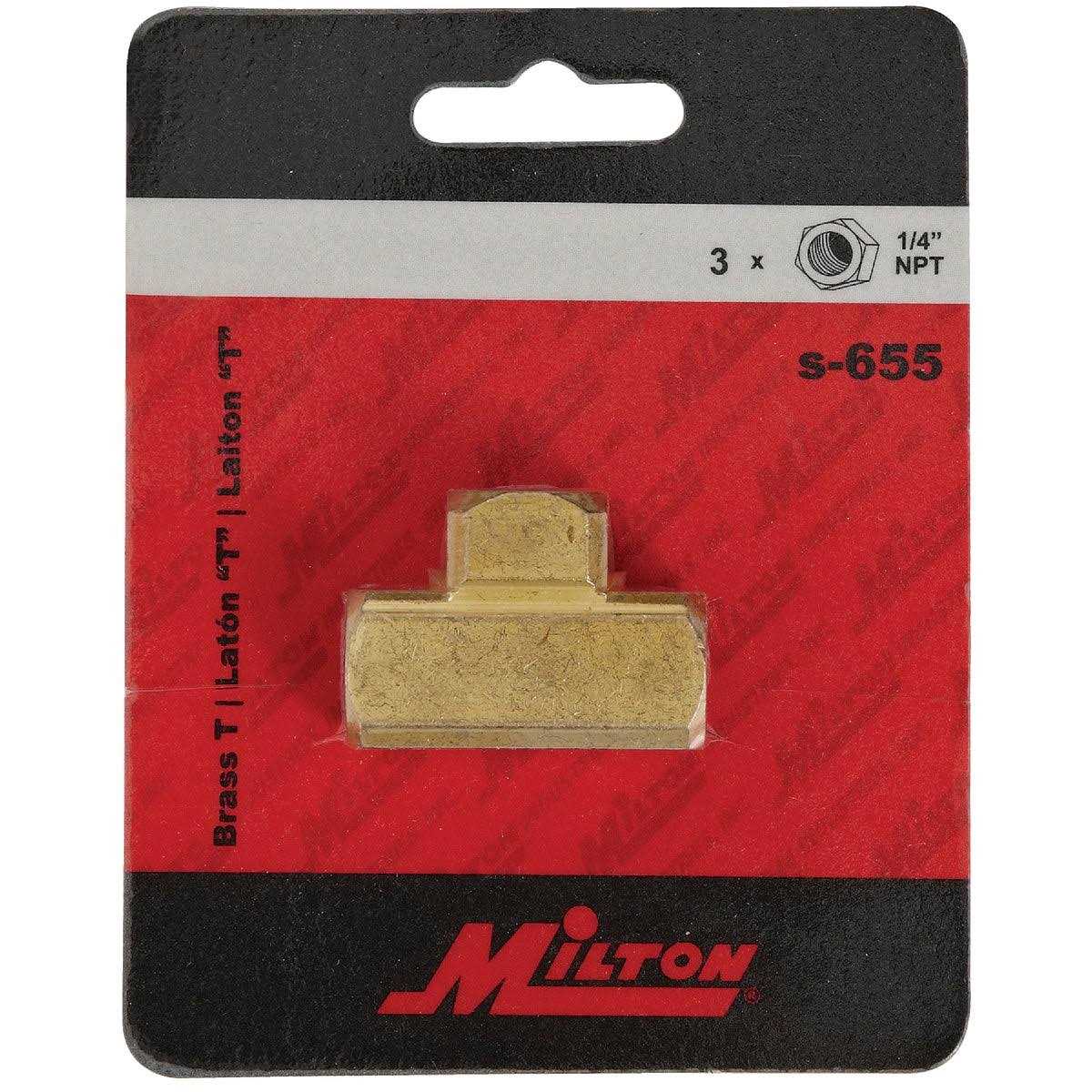 Milton Brass Tee - Cheap Fitting
