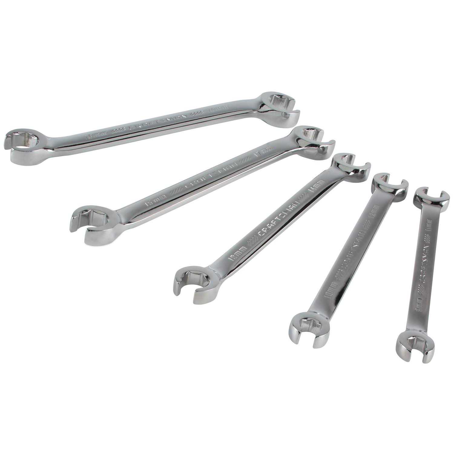 Craftsman 6 point Metric Flare Nut Wrench Set 5 pc - Cheap Fitting