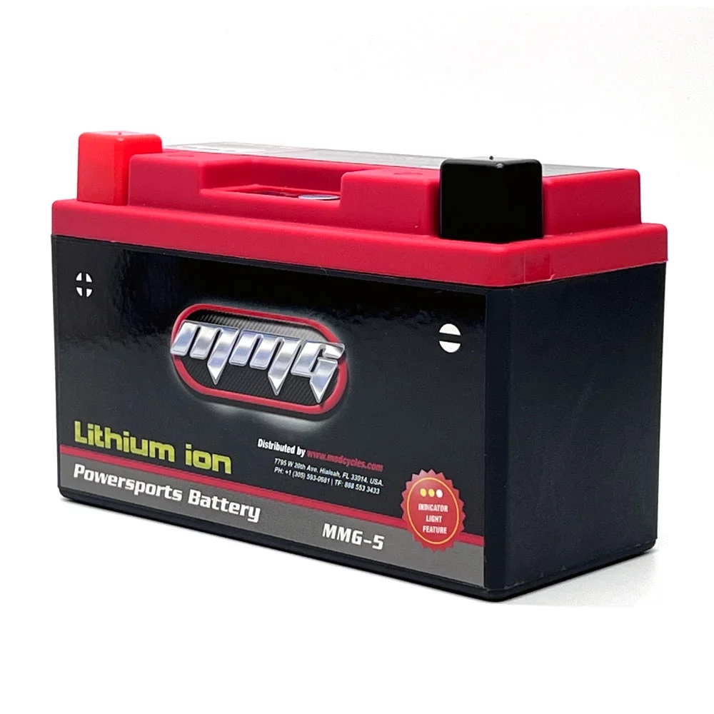MMG Lithium Ion Battery YT9B-BS - YB9B-4 for ATV Motorcycle Scooter (MMG5) - Cheap Fitting