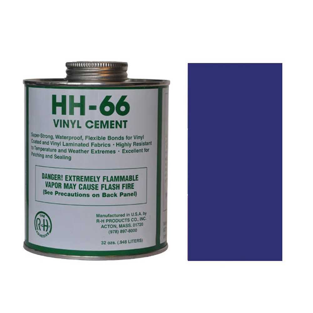 Mytee Products 18oz Tarp Vinyl Repair Kit HH66 HH-66 PVC Cement with Brush 32 Ounce Made in USA - Cheap Fitting