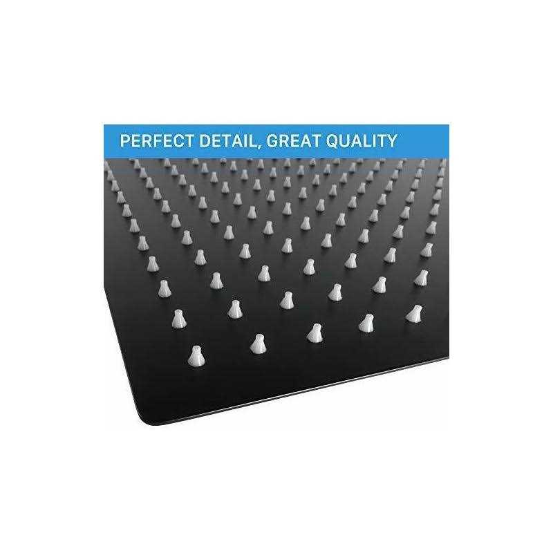 Large Rain Shower Head NearMoon Luxury Square Stainless Steel Rainfall Showerhead - Cheap Fitting