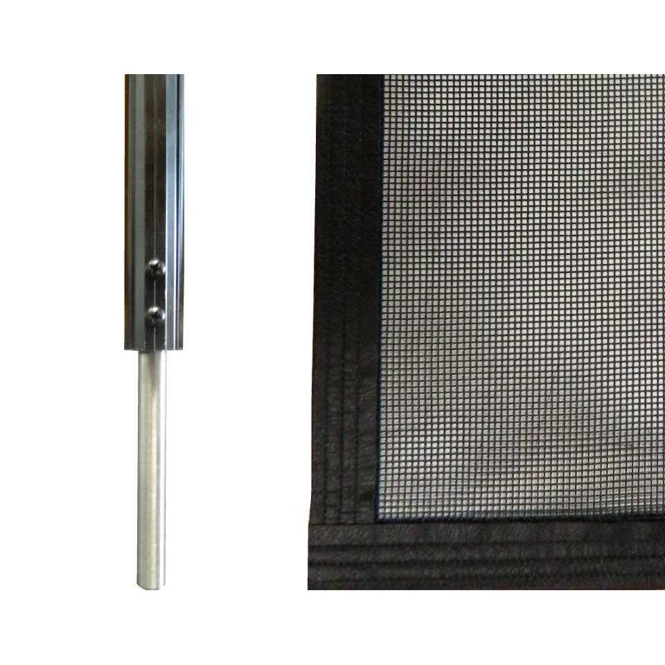 Pool Fence DIY 12’x5′ Fence Section with 5 Poles in Black - Cheap Fitting