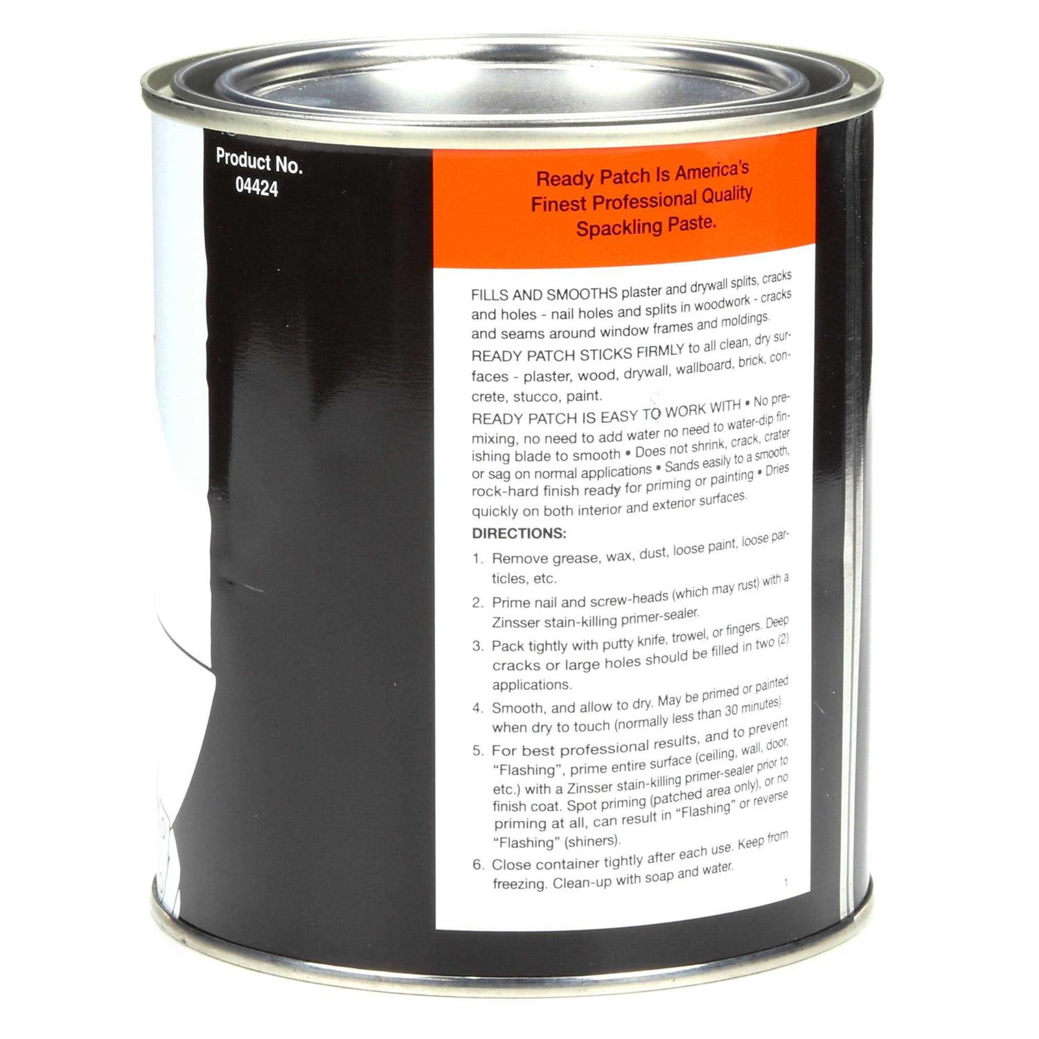 Zinsser Ready Patch Spackling Compound - Cheap Fitting