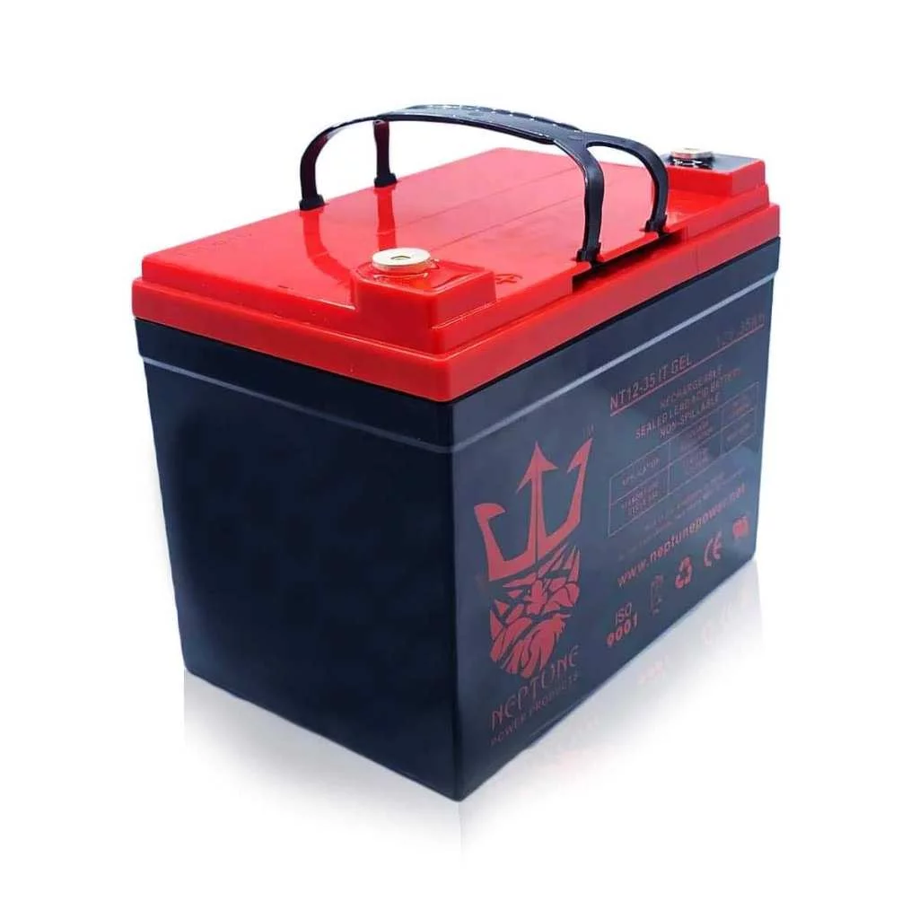 Neptune 35AH 12VOLT DEEP-Cycle GEL Sealed Lead Acid Rechargeable Battery 35AMP Hour 12V - 2 Pack - Cheap Fitting