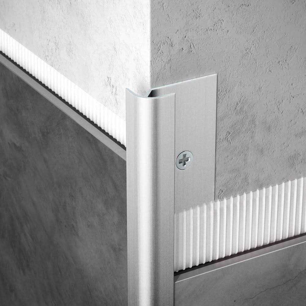 Schluter Systems Schluter Vinpro-RO Aluminum Brushed - Cheap Fitting