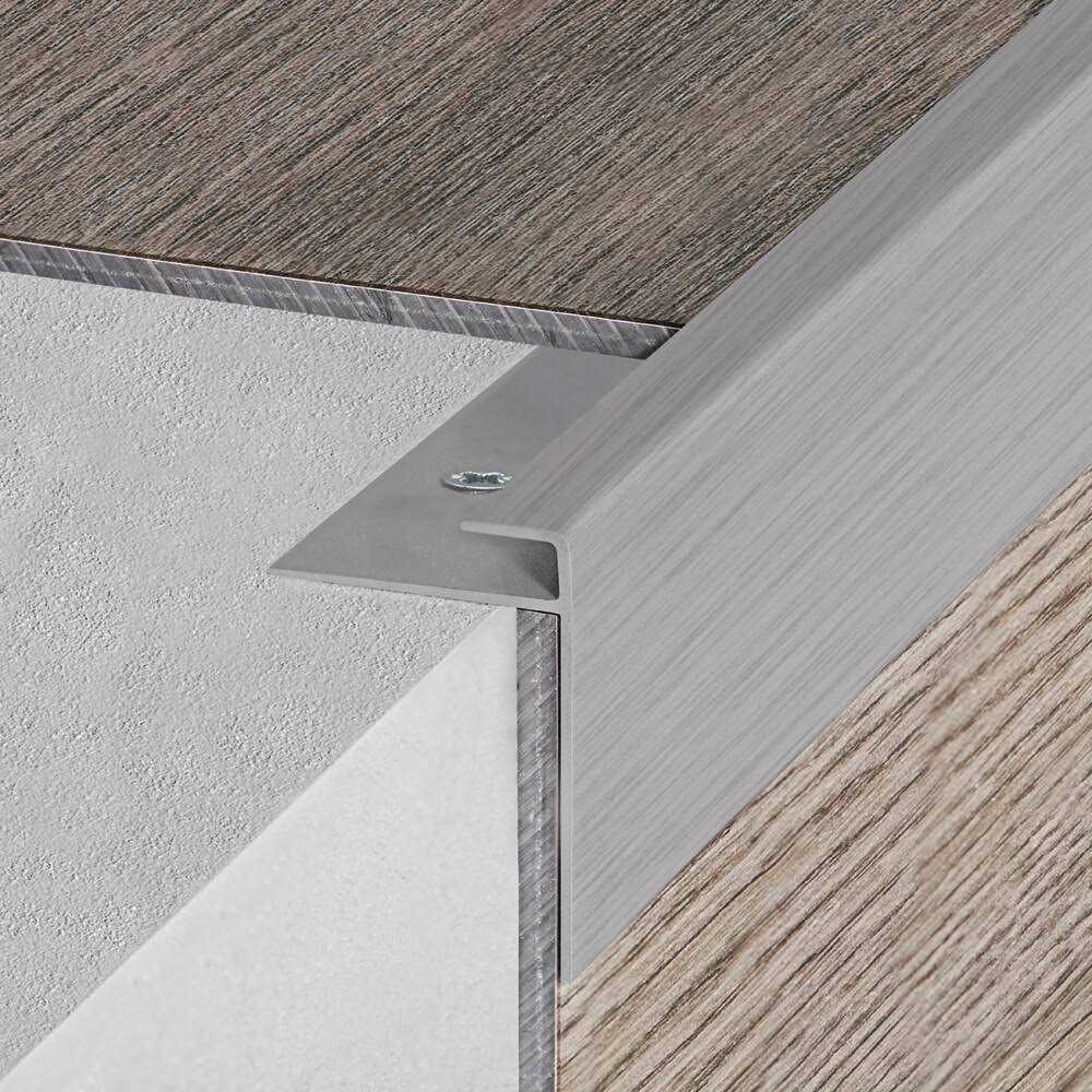 Schluter Systems Schluter Vinpro-Step-R Aluminum Brushed VPSTRL - Cheap Fitting