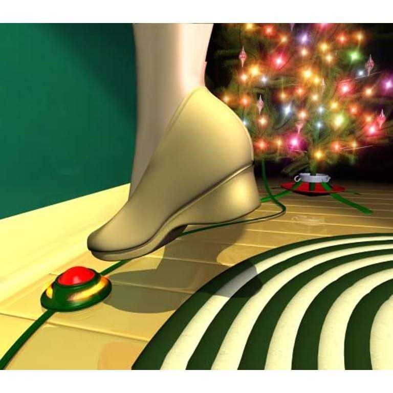 Master Electrician Christmas Tree Cube Tap Extension Cord - Cheap Fitting