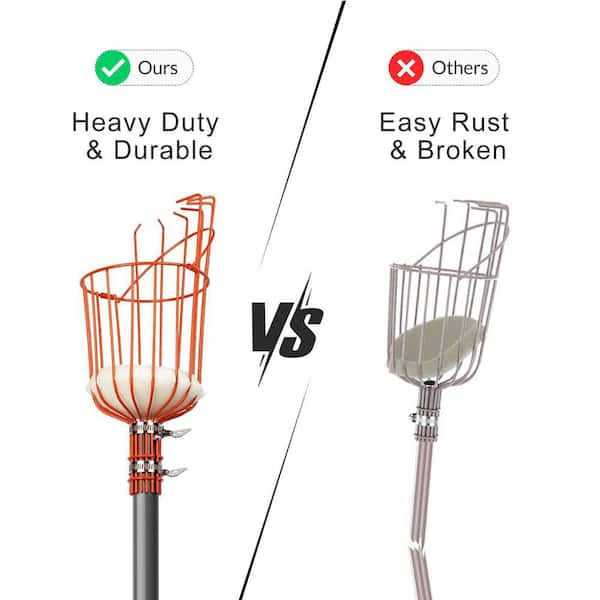 WaLensee 66 in. Stainless Steel Handle Fruit Picker - Cheap Fitting