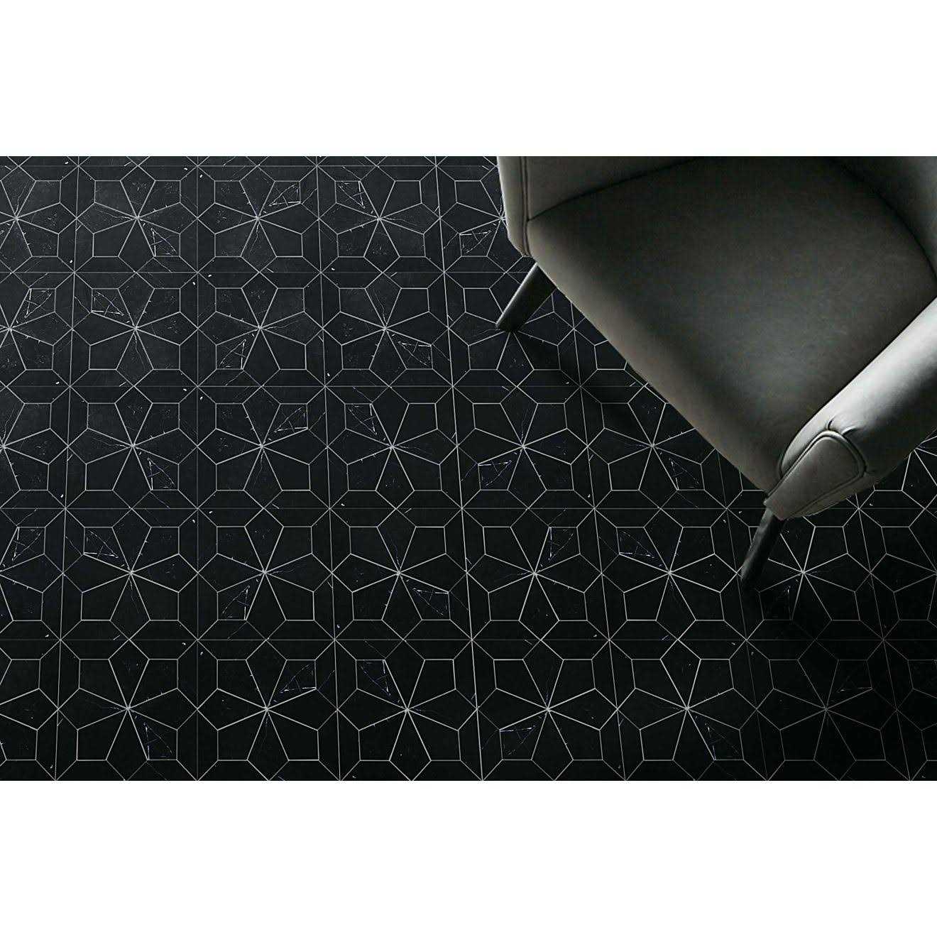 Bedrosians Blomma Bianco Tile & Stone DECBLOBIA1212MO - Cheap Fitting