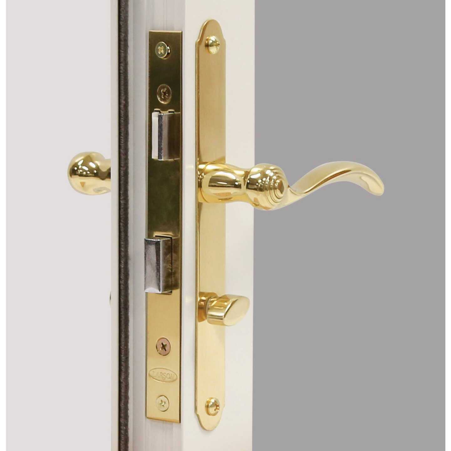 Larson Screen Away Bright Brass Zinc Mortise Latch - Cheap Fitting