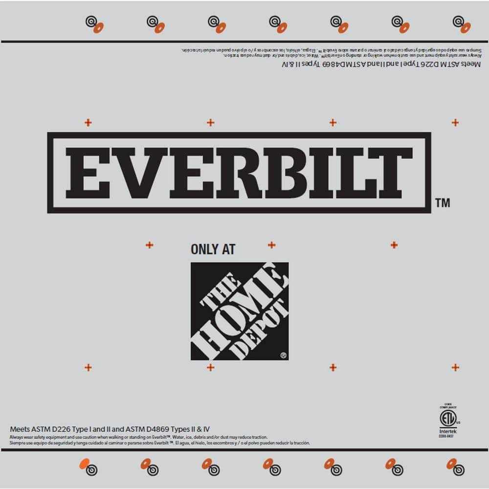 Everbilt 4 ft. x 250 ft. Synthetic Roofing Underlayment - Cheap Fitting