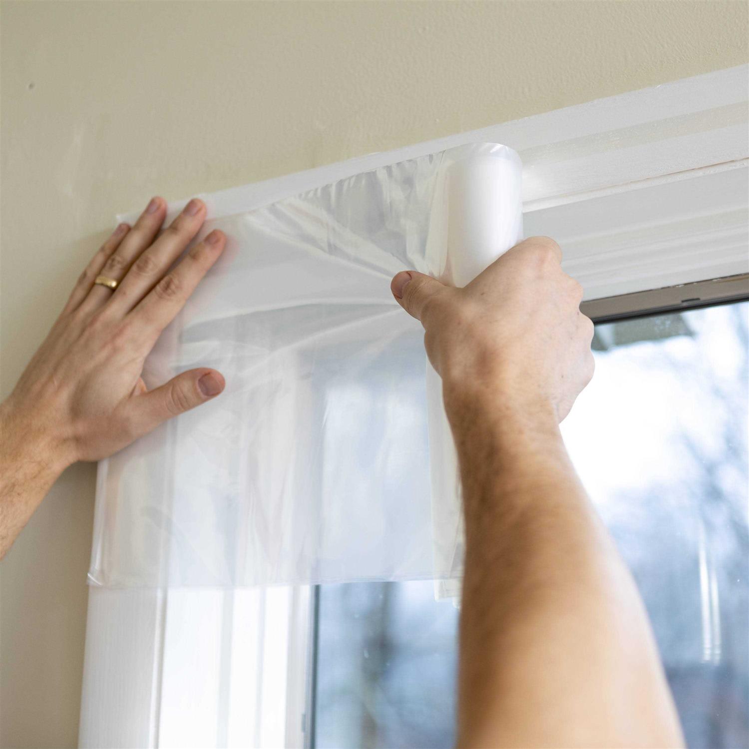 Duck Max Strength Rolled Plastic Window Insulation Kit - Cheap Fitting