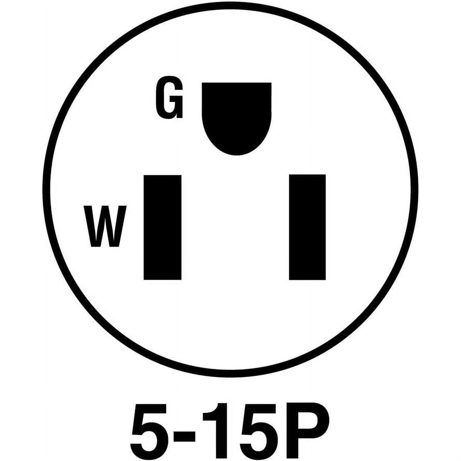 Pass & Seymour 4867ANWCC10 8 Position Angle Plug - Cheap Fitting