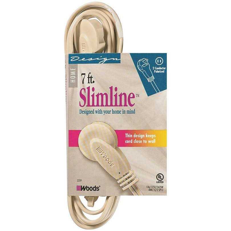 Slimline 2239 Flat Plug Extension Cord - Cheap Fitting