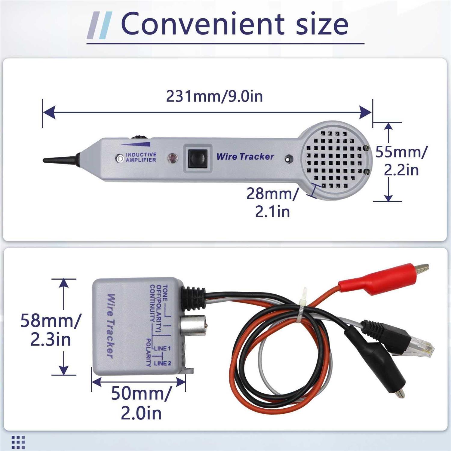Tone Generator kit Wire Tracer Circuit Tester 200EP High Accuracy Wire Tester kit - Cheap Fitting