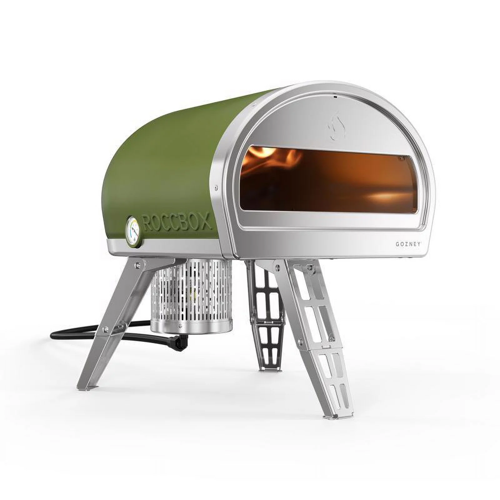 Gozney  Gozney Roccbox Propane Gas Outdoor Pizza Oven, Olive Green - Cheap Fitting