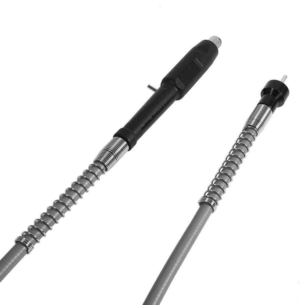 Universal Flexible Flex Shaft Extension Cord Flexible Shaft for Rotary Grinder Tool M8 Keyless Chuck Clamping Dia. 3.2mm - Cheap Fitting