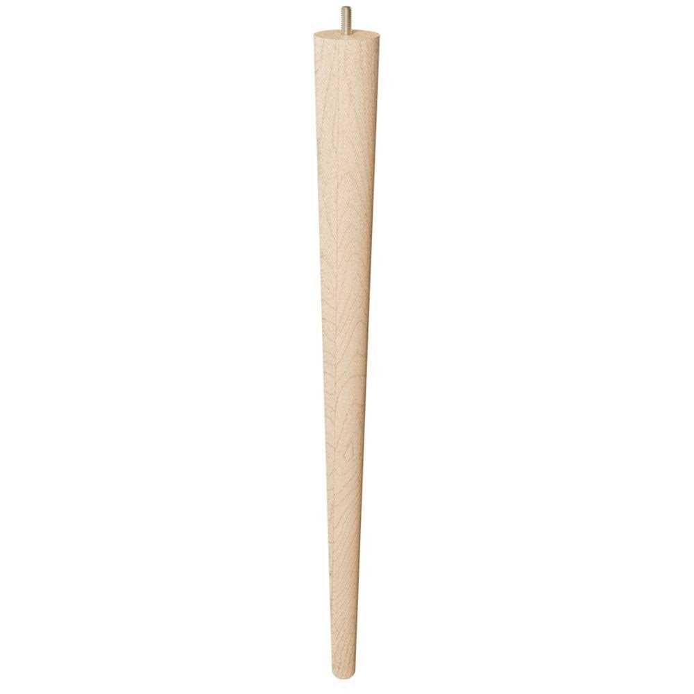 Brown Wood Products 6 Round Tapered Leg - Cheap Fitting