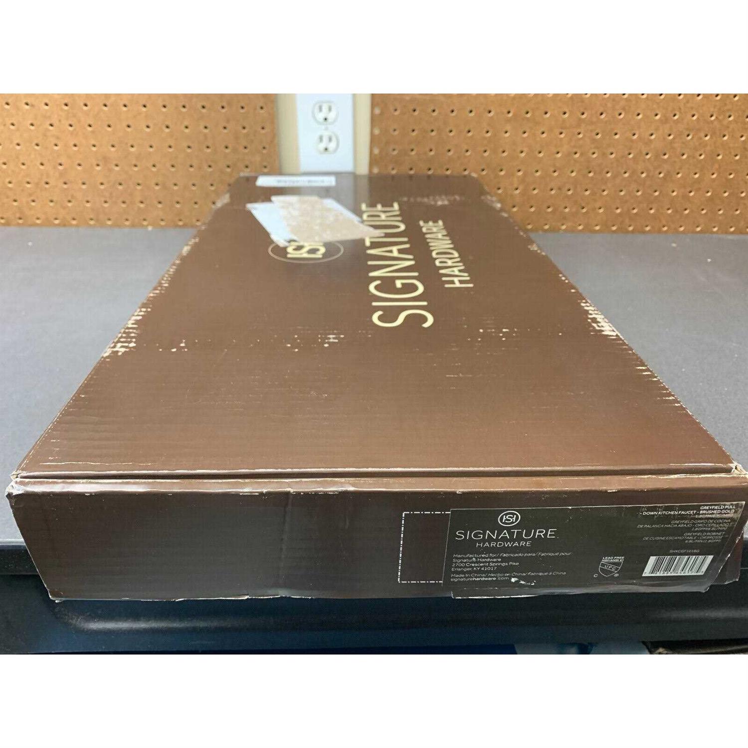 Signature Hardware Greyfield Single Hole Pull-Down Kitchen Faucet - Cheap Fitting